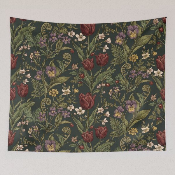 Item preview, Vintage Wildflower Botanical Pattern designed and sold by Rutvain.