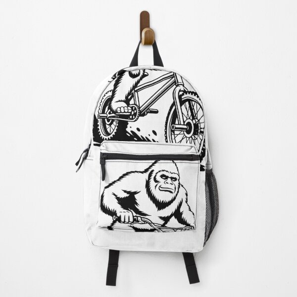 Item preview, Bigfoot BMX Rider - Funny Sasquatch Mountain Biking Action Design designed and sold by SoftInk Studio.