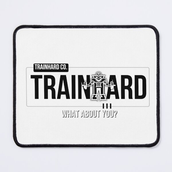 Item preview, TrainHard Co. Official Logo – Minimalist Gym Motivation Design designed and sold by TrainHardCo.