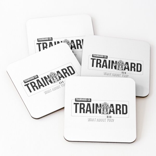 Item preview, TrainHard Co. Official Logo – Minimalist Gym Motivation Design designed and sold by TrainHardCo.