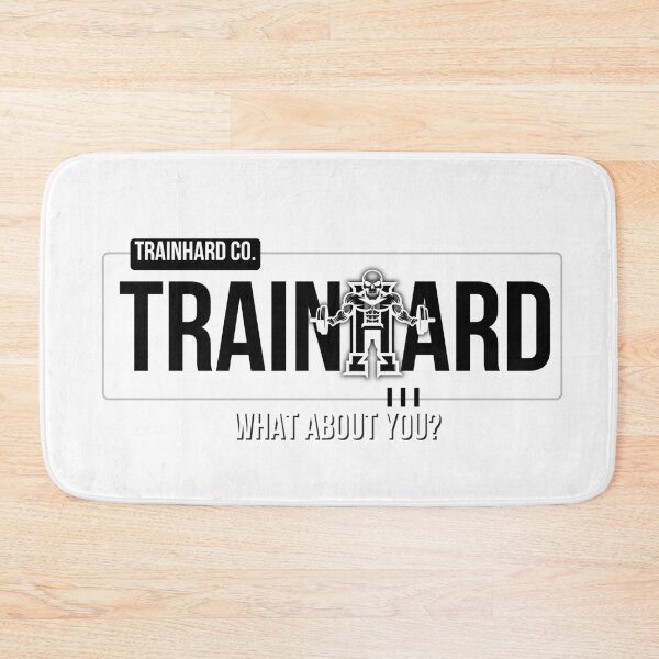 Item preview, TrainHard Co. Official Logo – Minimalist Gym Motivation Design designed and sold by TrainHardCo.