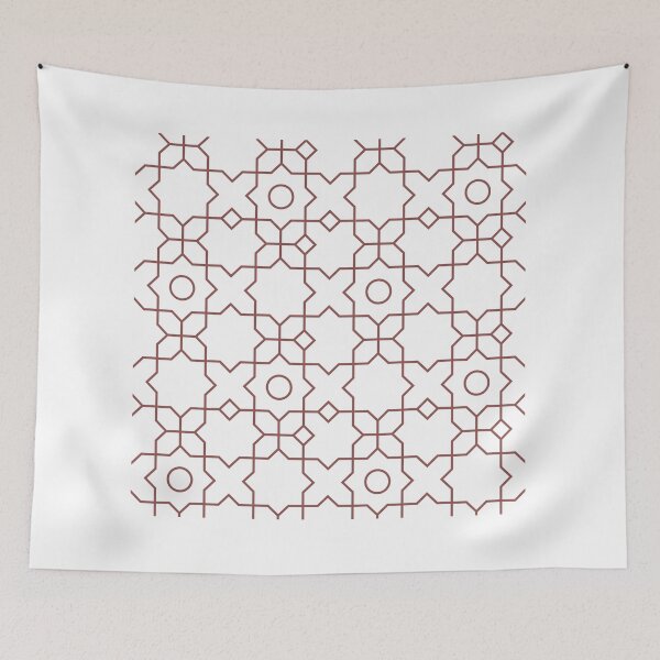 Item preview, Red Spiderweb Pattern – Dark Aesthetic Abstract Background Design designed and sold by Infinite Art.