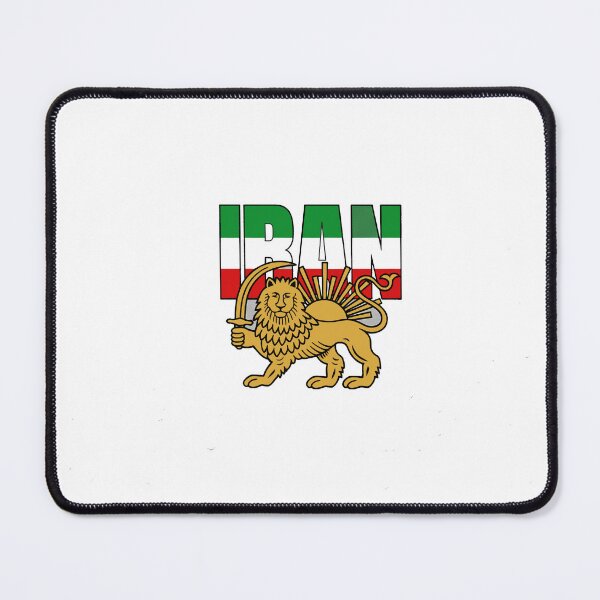 Item preview, Iran + Lion and Sun flag designed and sold by Mossypixels.