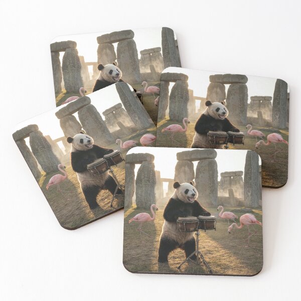 Item preview, Panda Turns in Rip-Roaring Concert at Stonehenge designed and sold by Tridentulus.