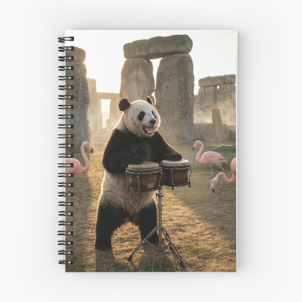 Item preview, Panda Turns in Rip-Roaring Concert at Stonehenge designed and sold by Tridentulus.
