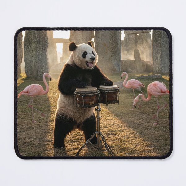 Item preview, Panda Turns in Rip-Roaring Concert at Stonehenge designed and sold by Tridentulus.