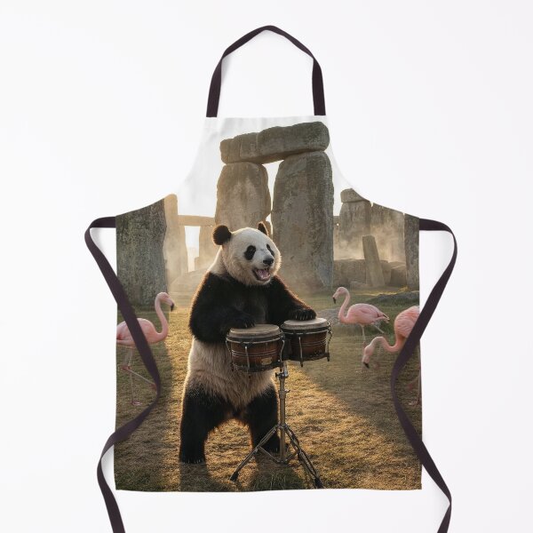 Item preview, Panda Turns in Rip-Roaring Concert at Stonehenge designed and sold by Tridentulus.