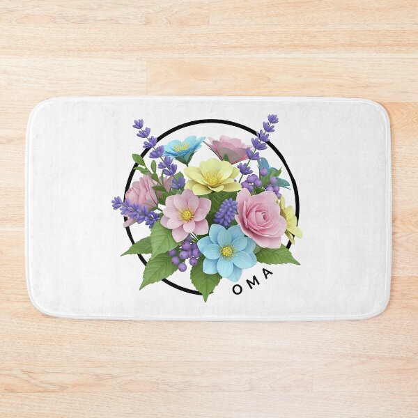 Item preview, Oma Grandmother Floral Flower Bouquet designed and sold by AussieMomma.