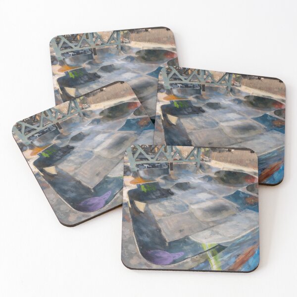 Item preview, Urban Skatepark Bowl Under Bridge – Street Art Scene designed and sold by Meteor Destroyer.