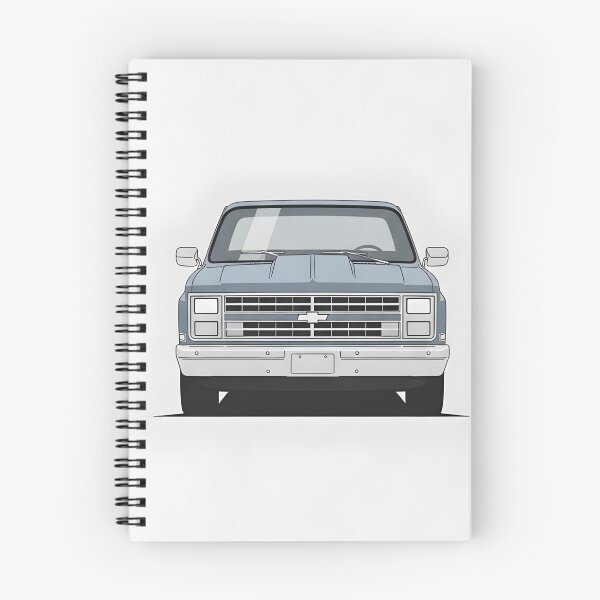 Item preview, Chevrolet Silverado 1985 Front View Illustration Classic Square Body Pickup Truck Minimalist Poster designed and sold by Motorline44.