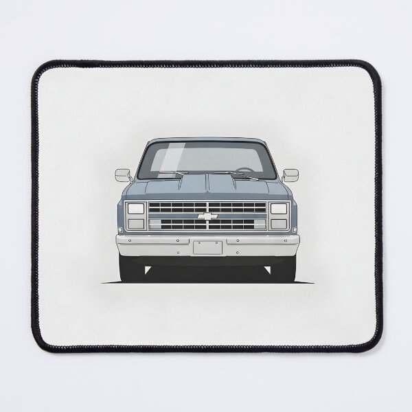 Item preview, Chevrolet Silverado 1985 Front View Illustration Classic Square Body Pickup Truck Minimalist Poster designed and sold by Motorline44.