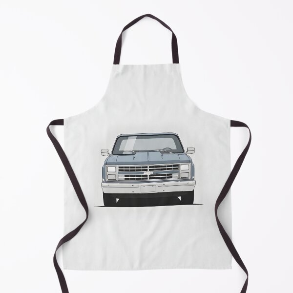 Item preview, Chevrolet Silverado 1985 Front View Illustration Classic Square Body Pickup Truck Minimalist Poster designed and sold by Motorline44.