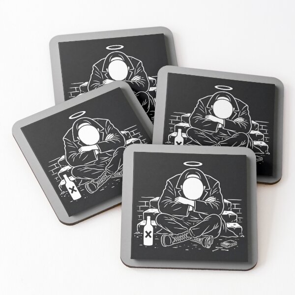Item preview, Fallen Angel Street Art – Dark Urban Stencil designed and sold by Meteor Destroyer.