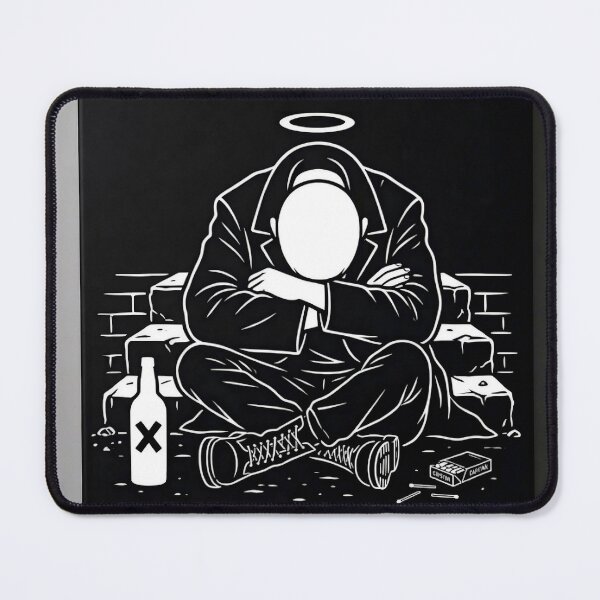 Item preview, Fallen Angel Street Art – Dark Urban Stencil designed and sold by Meteor Destroyer.