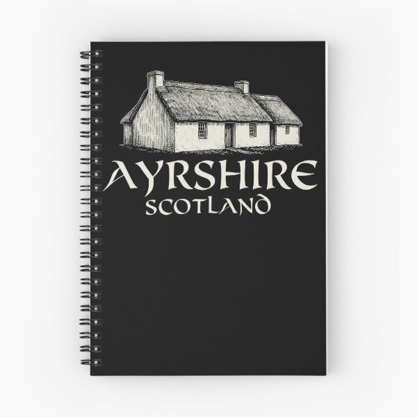 Item preview, Burns Cottage Ayrshire Scotland - Robert Burns Heritage Line Art designed and sold by Loom on the Loch.