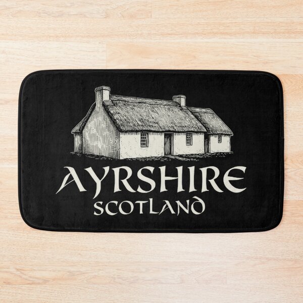 Item preview, Burns Cottage Ayrshire Scotland - Robert Burns Heritage Line Art designed and sold by Loom on the Loch.