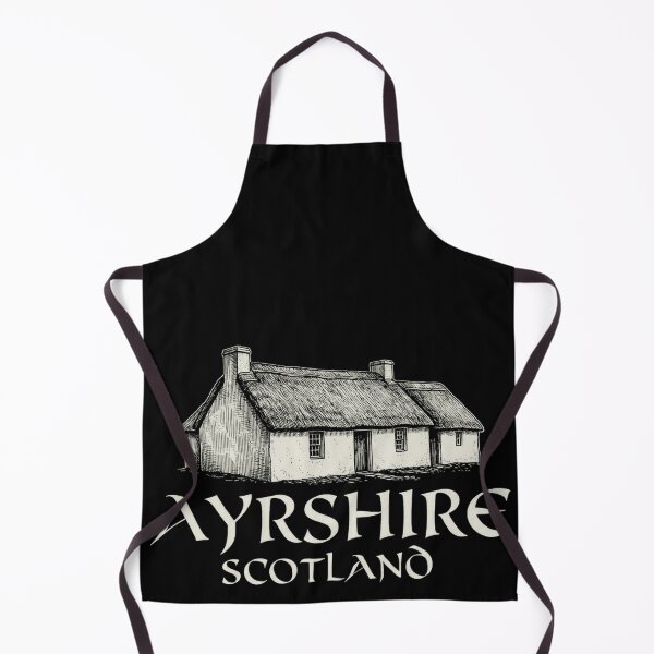 Item preview, Burns Cottage Ayrshire Scotland - Robert Burns Heritage Line Art designed and sold by Loom on the Loch.