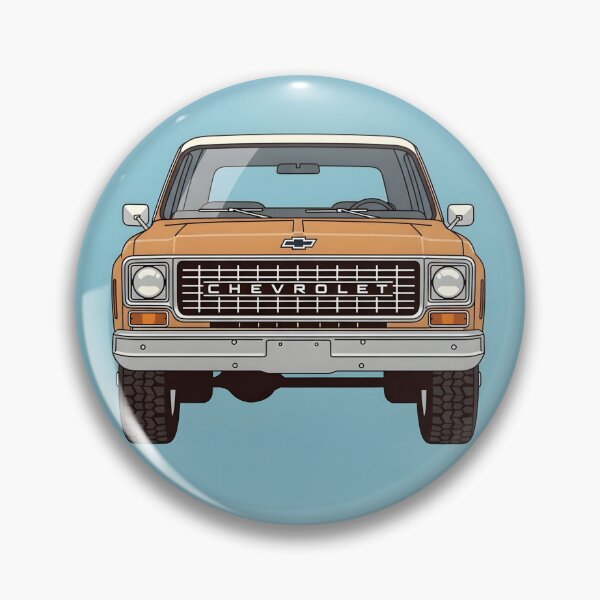 Item preview, Chevrolet K5 Blazer Front View Illustration Classic American 4x4 Off-Road SUV Minimalist Poster designed and sold by Motorline44.