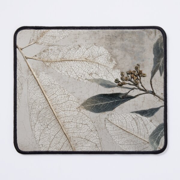 Item preview, Japandi and wabi sabi vintage woodblock paintings inspired abstract neutral leaves designed and sold by filigreedigital.