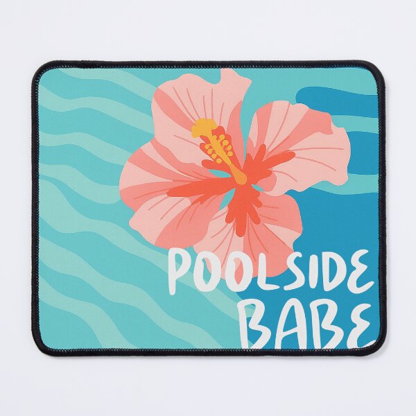 Item preview, Poolside Babes – Hibiscus Summer Water Scene designed and sold by EmeraldeaArt.