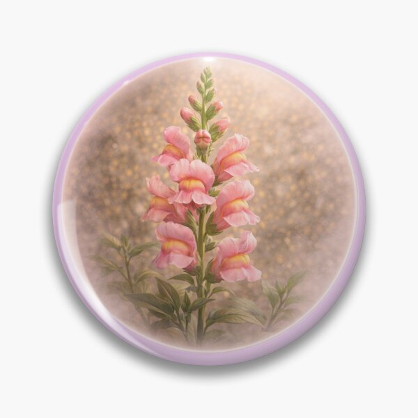 Item preview, Elegant Garden Snapdragon – Classic Floral Portrait designed and sold by TheJoyfulPen.