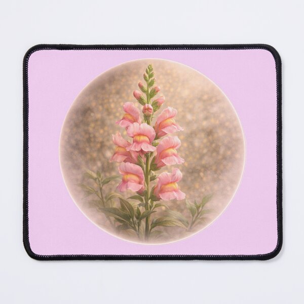 Item preview, Elegant Garden Snapdragon – Classic Floral Portrait designed and sold by TheJoyfulPen.