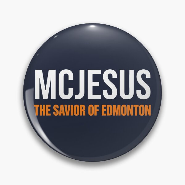 Item preview, McJesus Edmonton Hockey Savior Funny  designed and sold by HowToCanadian.