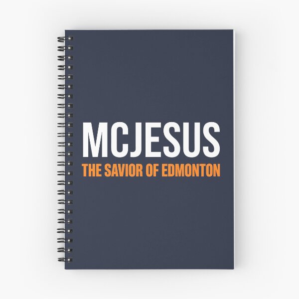 Item preview, McJesus Edmonton Hockey Savior Funny  designed and sold by HowToCanadian.