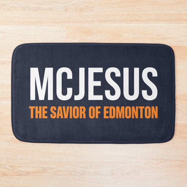 Item preview, McJesus Edmonton Hockey Savior Funny  designed and sold by HowToCanadian.