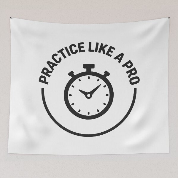 Item preview, Practice like a pro designed and sold by Andromeda152.