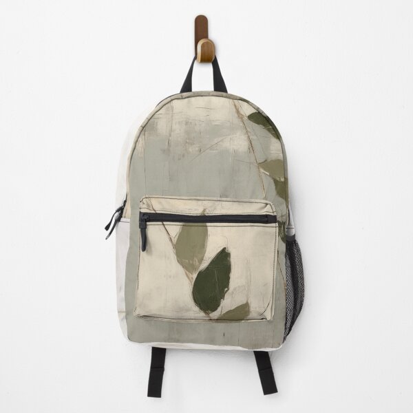 Item preview, Wabi sabi and japandi inspired abstract rustic sage leaves designed and sold by filigreedigital.