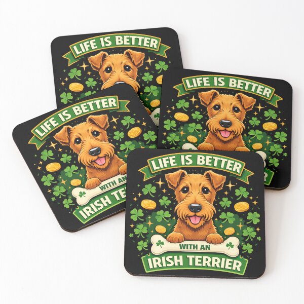 Item preview, Beautiful irish terrier - Life Is Better With An Irish Terrier designed and sold by Georain.