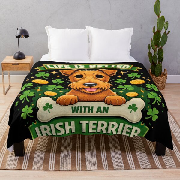 Item preview, Beautiful irish terrier - Life Is Better With An Irish Terrier designed and sold by Georain.