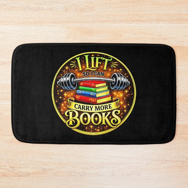 Item preview, I Lift So I Can Carry More Books Reading Humor Gyming designed and sold by gear-posters.