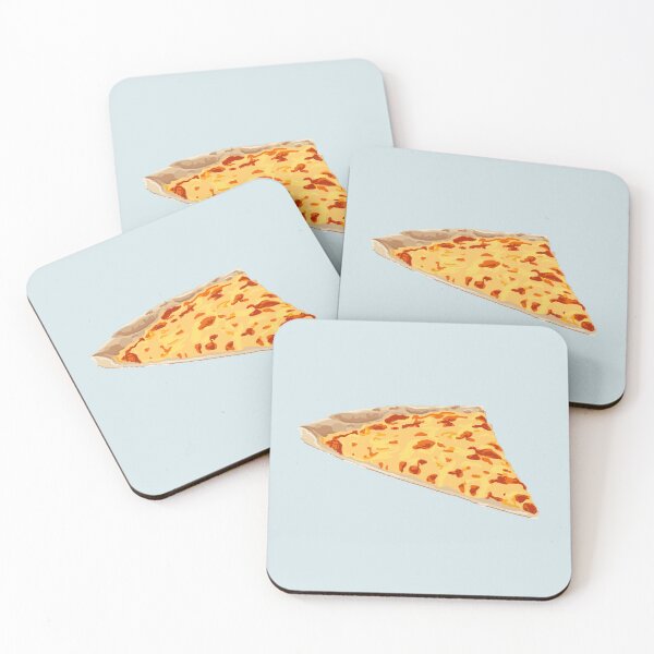 Item preview, A slice of cheese and tomato pizza illustration designed and sold by helengarvey.