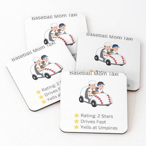 Item preview, Baseball Mom taxi designed and sold by Tired Baseball Mom .