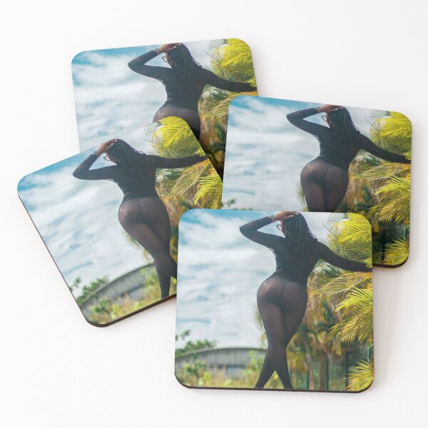 Item preview, Elegant Black Woman Under Tropical Sky designed and sold by TedKentPhoto.