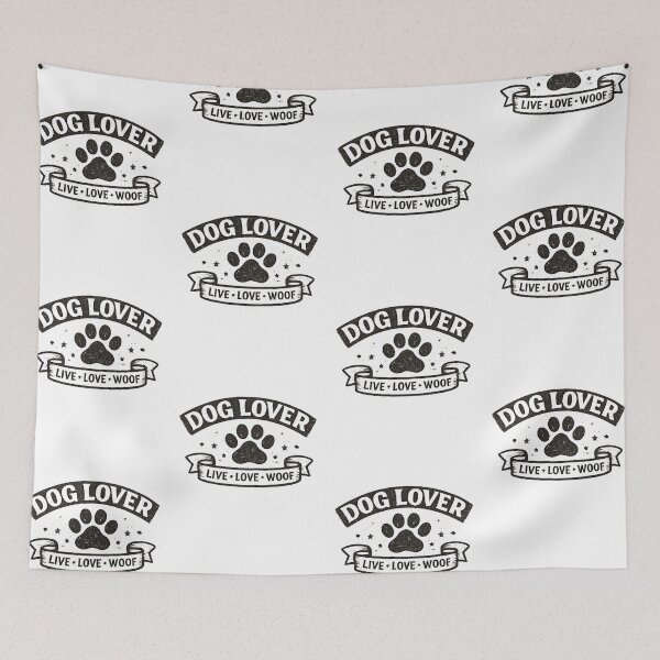Item preview, Dog Lover – Live Love Woof Cute Dog Design designed and sold by PaulaDesignCo.