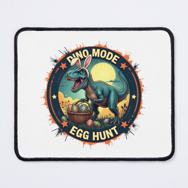 Item preview, Dino Mode: Egg Hunt – Action Easter Dinosaur Shirt designed and sold by relso.