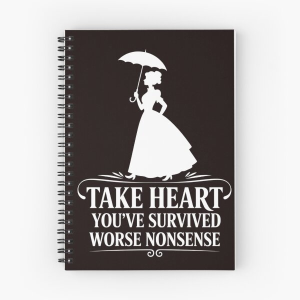Item preview, Take Heart - You've Survived Worse Nonsense Victorian Quote designed and sold by dreamparlor.