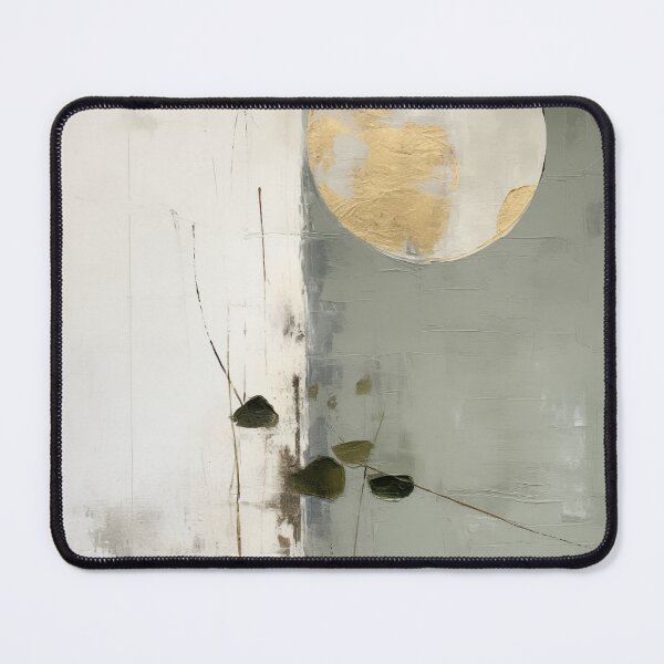 Item preview, Wabisabi and japandi inspired abstract sage nature art designed and sold by filigreedigital.