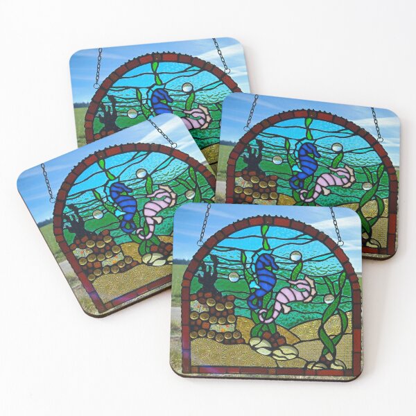 Item preview, The Seahorse Sanctuary designed and sold by Fuchsia Stained Creations.