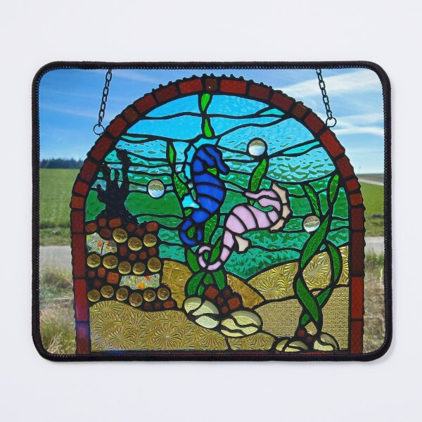Item preview, The Seahorse Sanctuary designed and sold by Fuchsia Stained Creations.