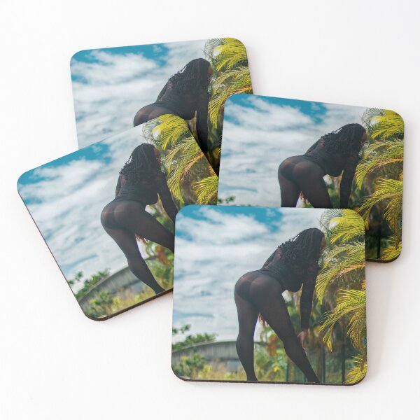 Item preview, Elegant Black Woman Under Tropical Sky designed and sold by TedKentPhoto.