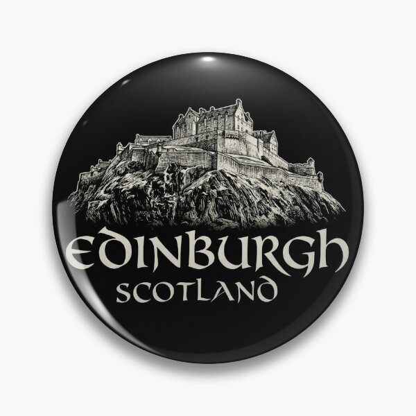 Item preview, Edinburgh Castle Scotland Art - Historic Royal Mile Woodcut Design designed and sold by Loom on the Loch.