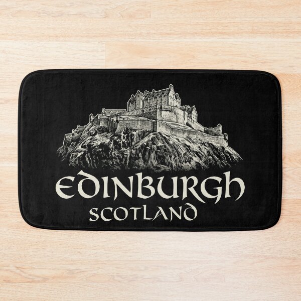 Item preview, Edinburgh Castle Scotland Art - Historic Royal Mile Woodcut Design designed and sold by Loom on the Loch.
