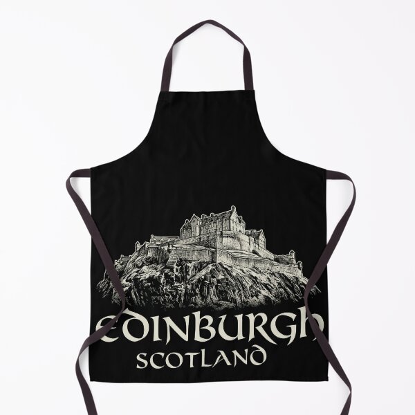 Item preview, Edinburgh Castle Scotland Art - Historic Royal Mile Woodcut Design designed and sold by Loom on the Loch.