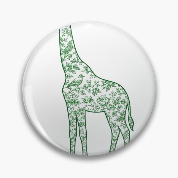 Item preview, Giraffe Toile de Jouy Silhouette  designed and sold by stagedoorprint.