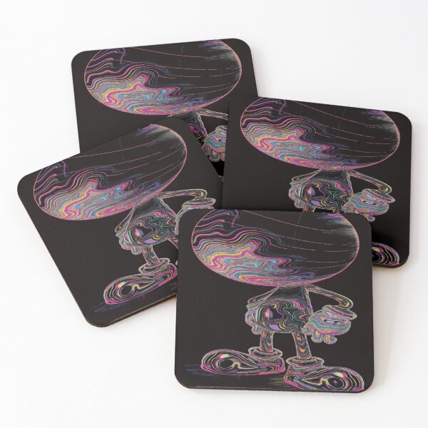 Item preview, Psychedelic Oil Spill Alien | Iridescent Glitch Vaporwave Creature designed and sold by ZChrome.