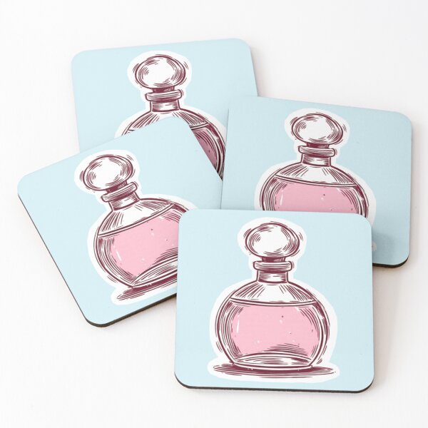 Item preview, Vintage Perfume Bottle Illustration – Whimsical Antique Fragrance Art designed and sold by TheStephanieRome.